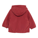 K-Way Giubbino tinta unita con Cappuccio Bordeaux per Neonato K4137VW BORDEAUX K-WAY 