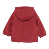K-Way Giubbino tinta unita con Cappuccio Bordeaux per Neonato K4137VW BORDEAUX K-WAY 