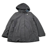 K-Way Giubbino tinta unita con Cappuccio Nero per Bambino K4137WWW NERO K-WAY 