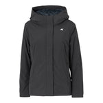 K-Way Giubbino tinta unita Foderato con Zip E Cappuccio Blu per Bambino K4137WWXXX BLU K-WAY 