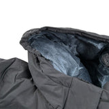 K-Way Giubbino tinta unita Foderato con Zip E Cappuccio Blu per Bambino K4137WWXXX BLU K-WAY 