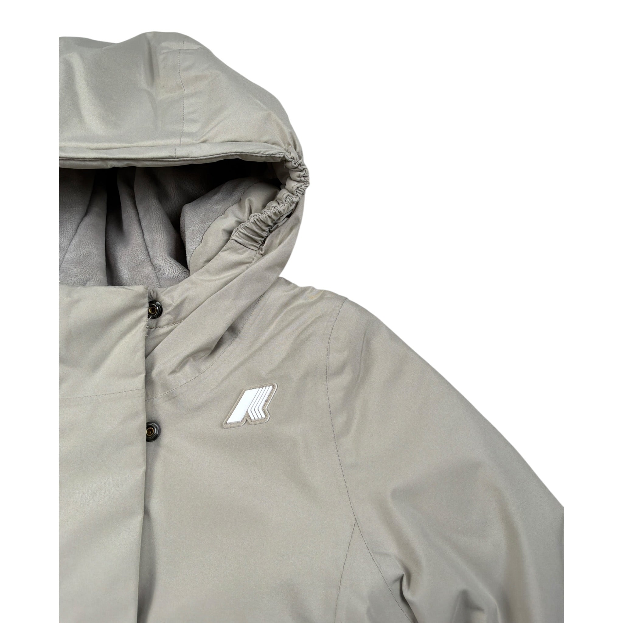 K-Way Giubbino tinta unita con Cappuccio Beige per Bambino K41383WX BEIGE K-WAY 