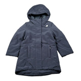 K-Way Giubbino tinta unita con Cappuccio Blu per Bambino K41383WX BLU K-WAY 