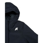 K-Way Giubbino tinta unita con Cappuccio Blu per Bambino K41383WX BLU K-WAY 