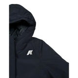 K-Way Giubbino tinta unita con Cappuccio Blu per Bambino K41383WX BLU K-WAY 
