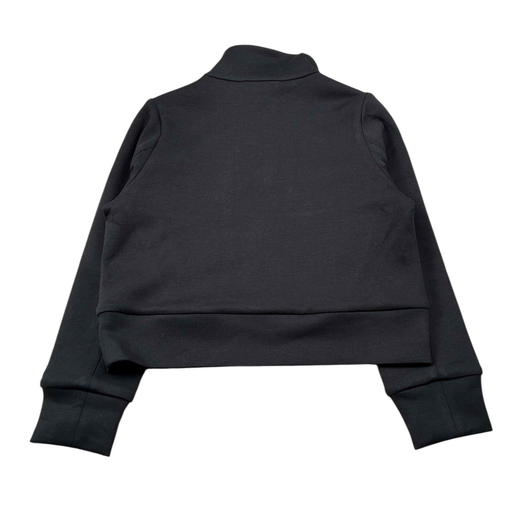 K-Way Felpa Chiusa tinta unita con Mezza Zip Nero per Bambina K41418W NERO K-WAY 