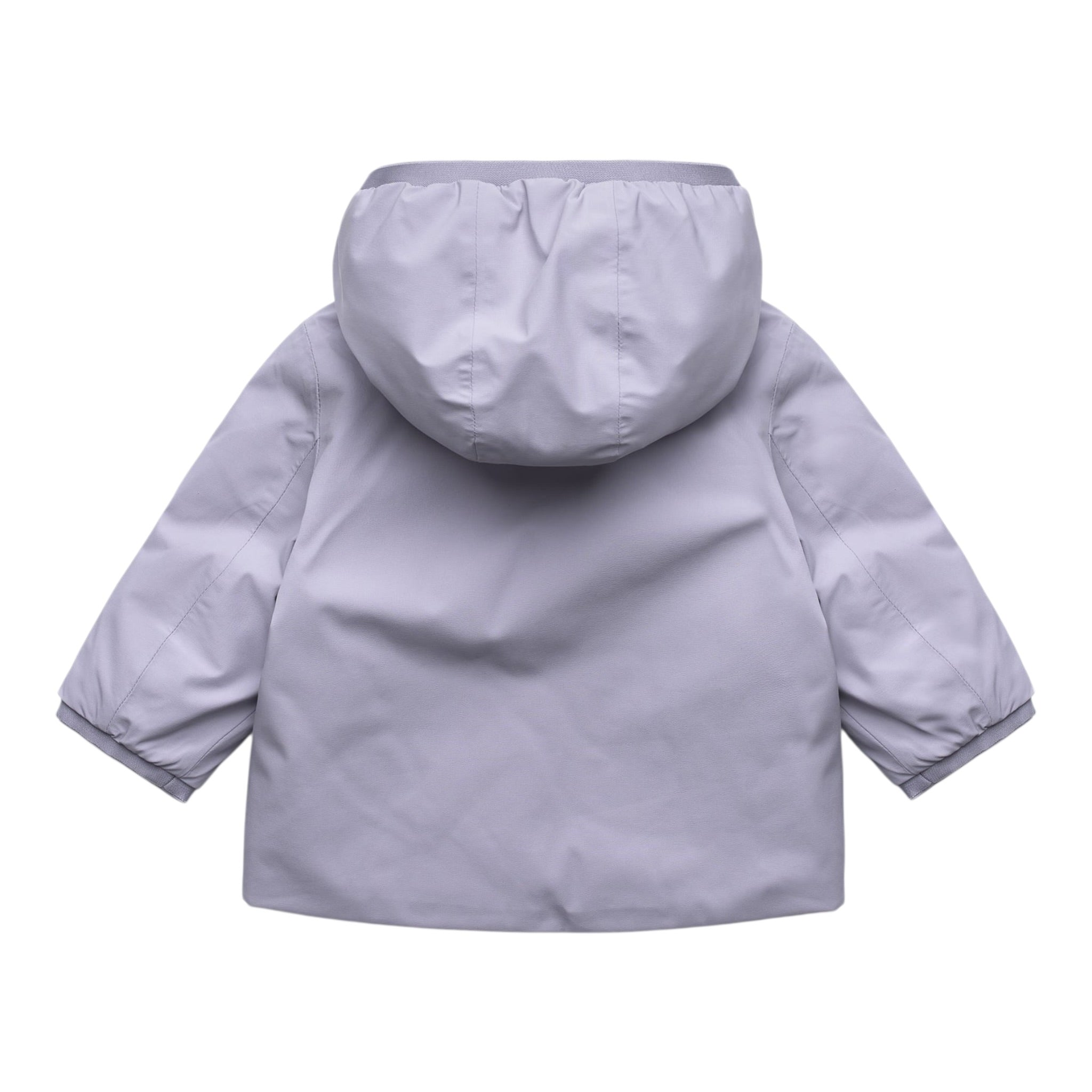 K-Way Giubbino Reversibile Lungo con Zip E Cappuccio Lilla/Blu per Bambina K5123QW LILLA/BLU K-WAY 