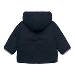 K-Way Giubbino Reversibile Lungo con Zip E Cappuccio Lilla/Blu per Bambina K5123QW LILLA/BLU K-WAY 