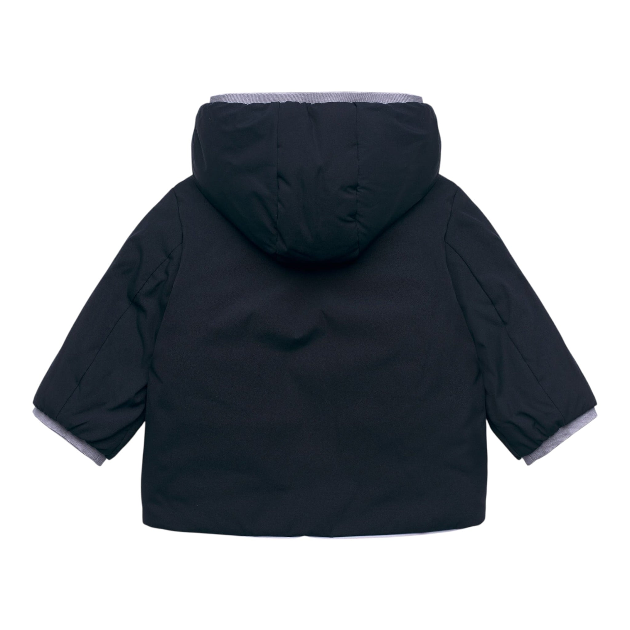 K-Way Giubbino Reversibile Lungo con Zip E Cappuccio Lilla/Blu per Bambina K5123QW LILLA/BLU K-WAY 