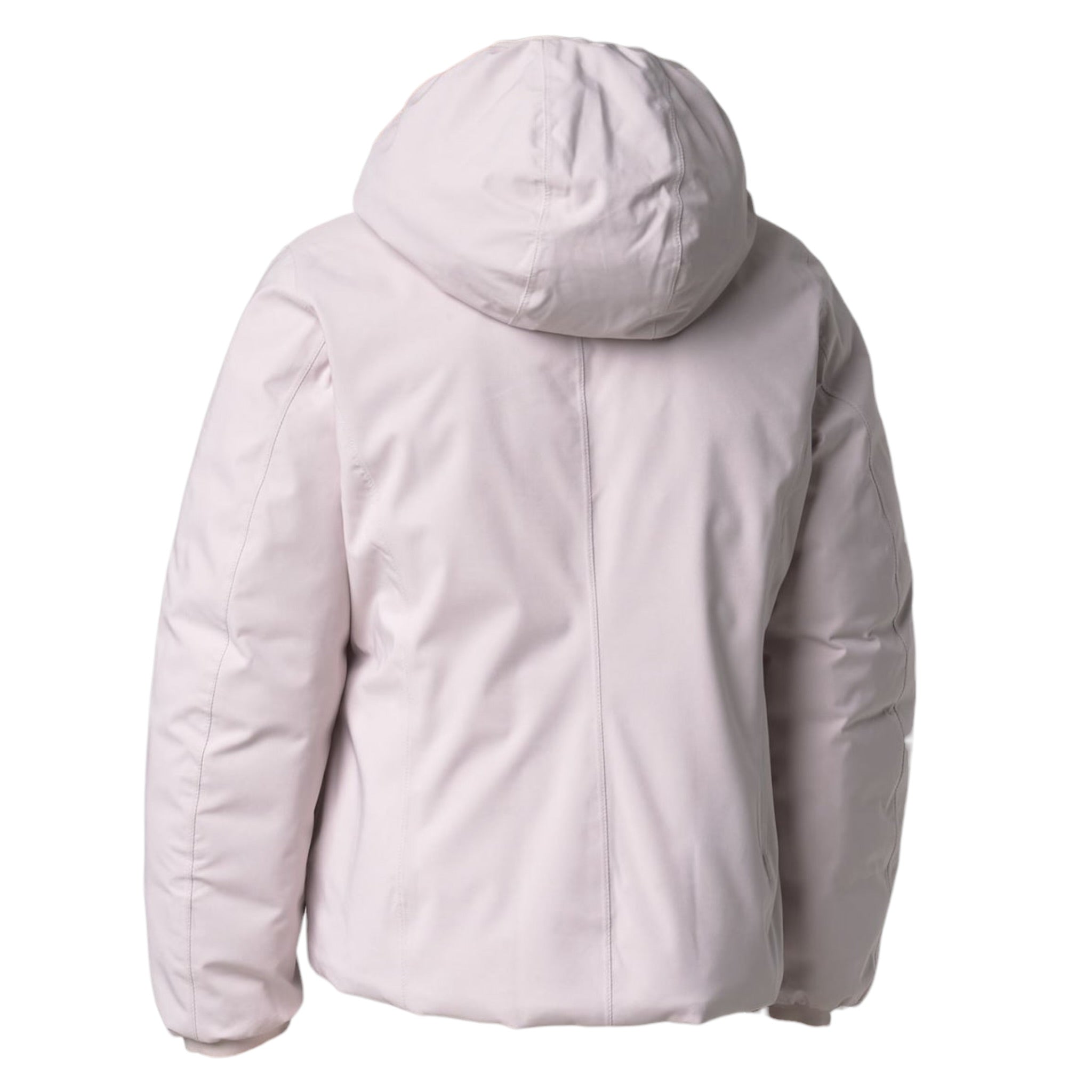 K-Way Giubbino Reversibile Lungo con Zip E Cappuccio Rosa/Nero per Bambina K5123QW ROSA/NERO K-WAY 