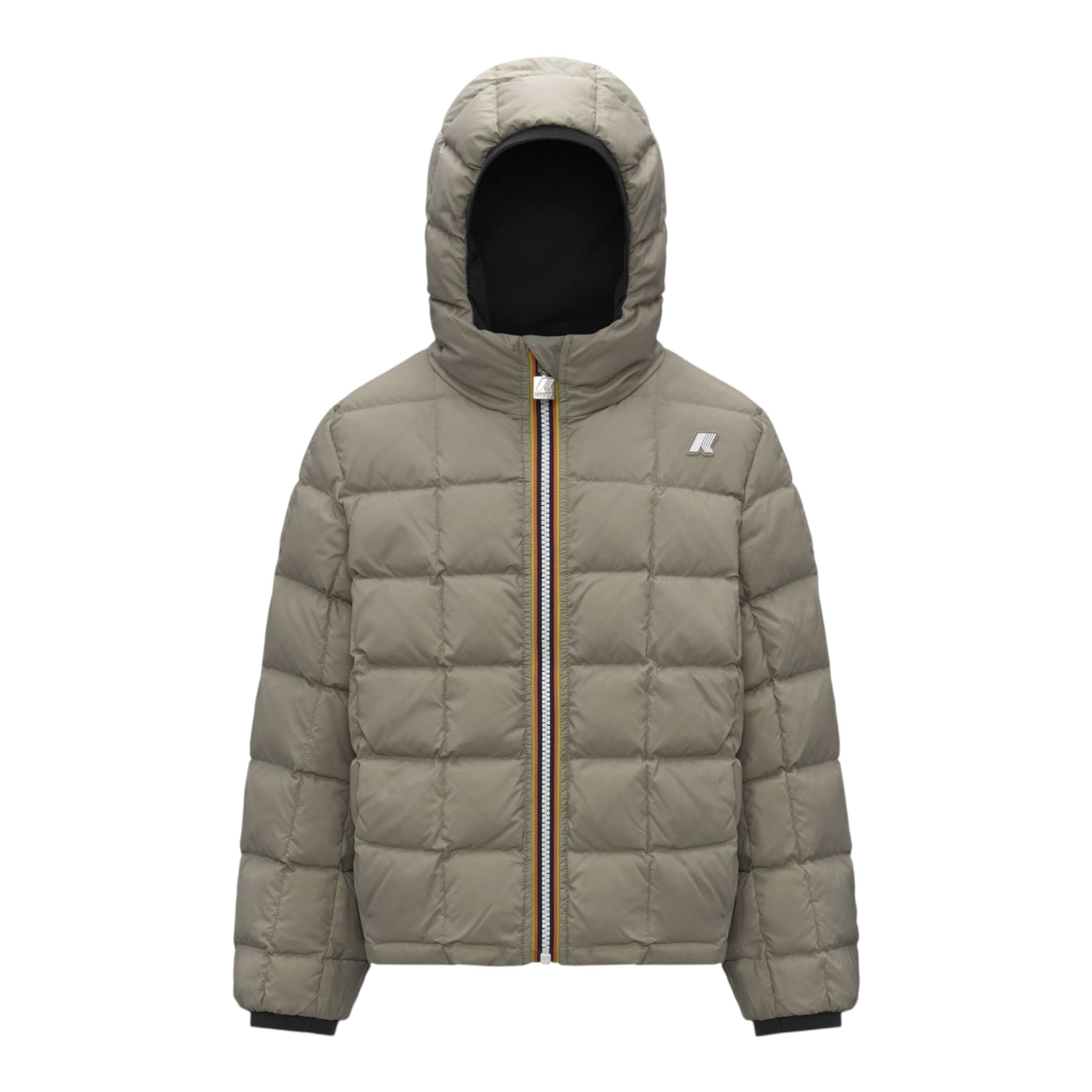 K-Way Giubbino Bicolore con Cappuccio Reversibile Nero/Verde per Bambino K5128VW NERO/VERDE K-WAY 