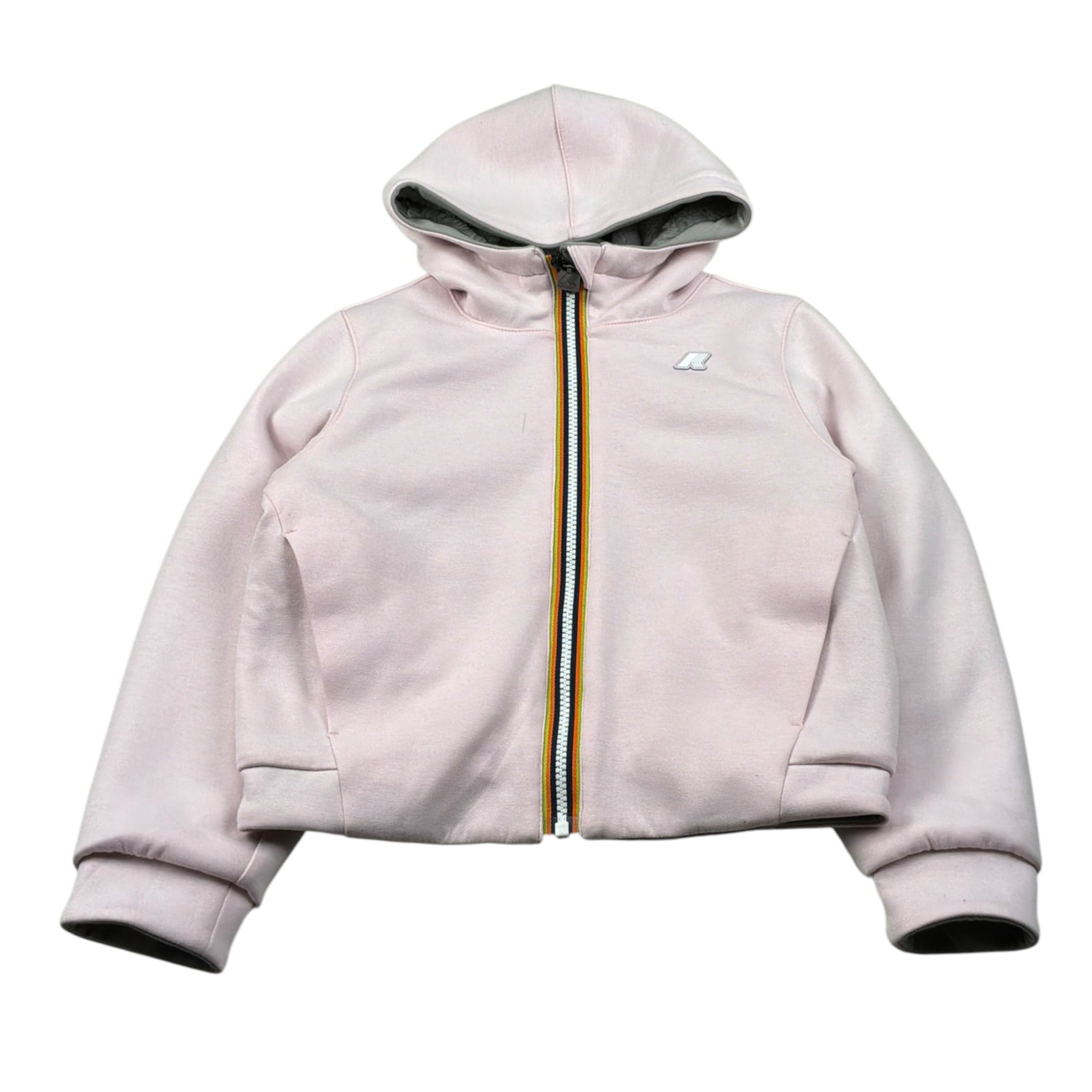 K-Way Giubbino Reversibile Bicolore Rosa/Grigio per Bambina K5134NW ROSA/GRIGIO K-WAY 