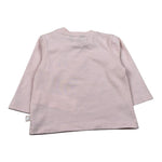 K-Way Shirt Girocollo tinta unita con Logo Rosa per Neonata K5146RW ROSA K-WAY 
