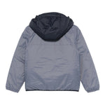 K-Way Giubbino Bicolore con Cappuccio Blu per Bambino K6115FW BLU K-WAY 