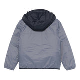 K-Way Giubbino Bicolore con Cappuccio Blu per Bambino K6115FW BLU K-WAY 