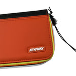 K-Way Portafogli tinta unita con Logo Arancione per Bambina K6116IW ARANCIONE K-WAY 
