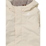 K-Way Giubbino tinta unita con Cappuccio E Zip Panna per Neonata K6116ZW PANNA K-WAY 