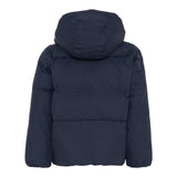 K-Way Giubbino tinta unita con Cappuccio Nero per Bambino K6141CWX NERO K-WAY 