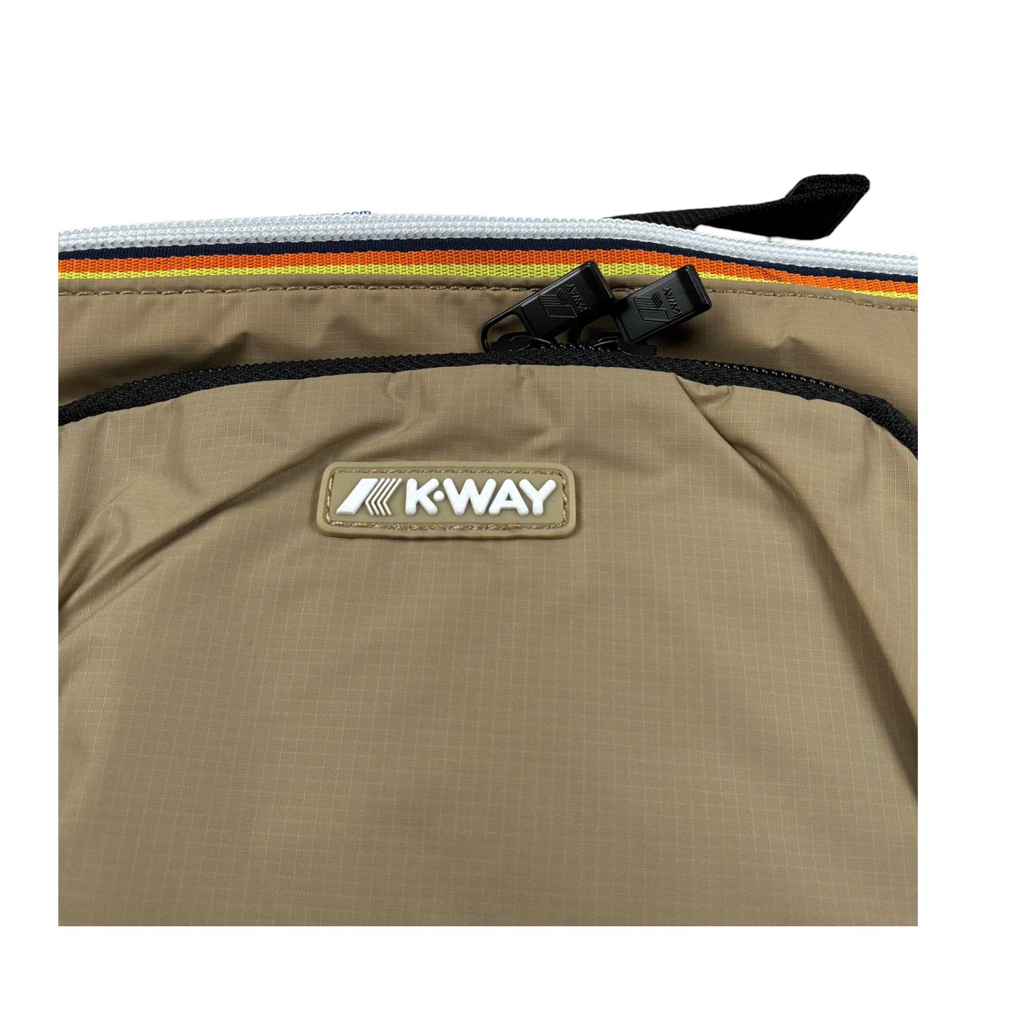 K-Way Marsupio tinta unita con Logo Verde per Bambino K7116TW VERDE K-WAY 