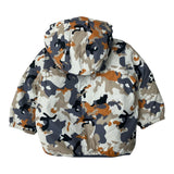 K-Way Giubbino Fantasia Militare con Cappuccio Multicolor per Bambino K7122NW MULTICOLOR K-WAY 