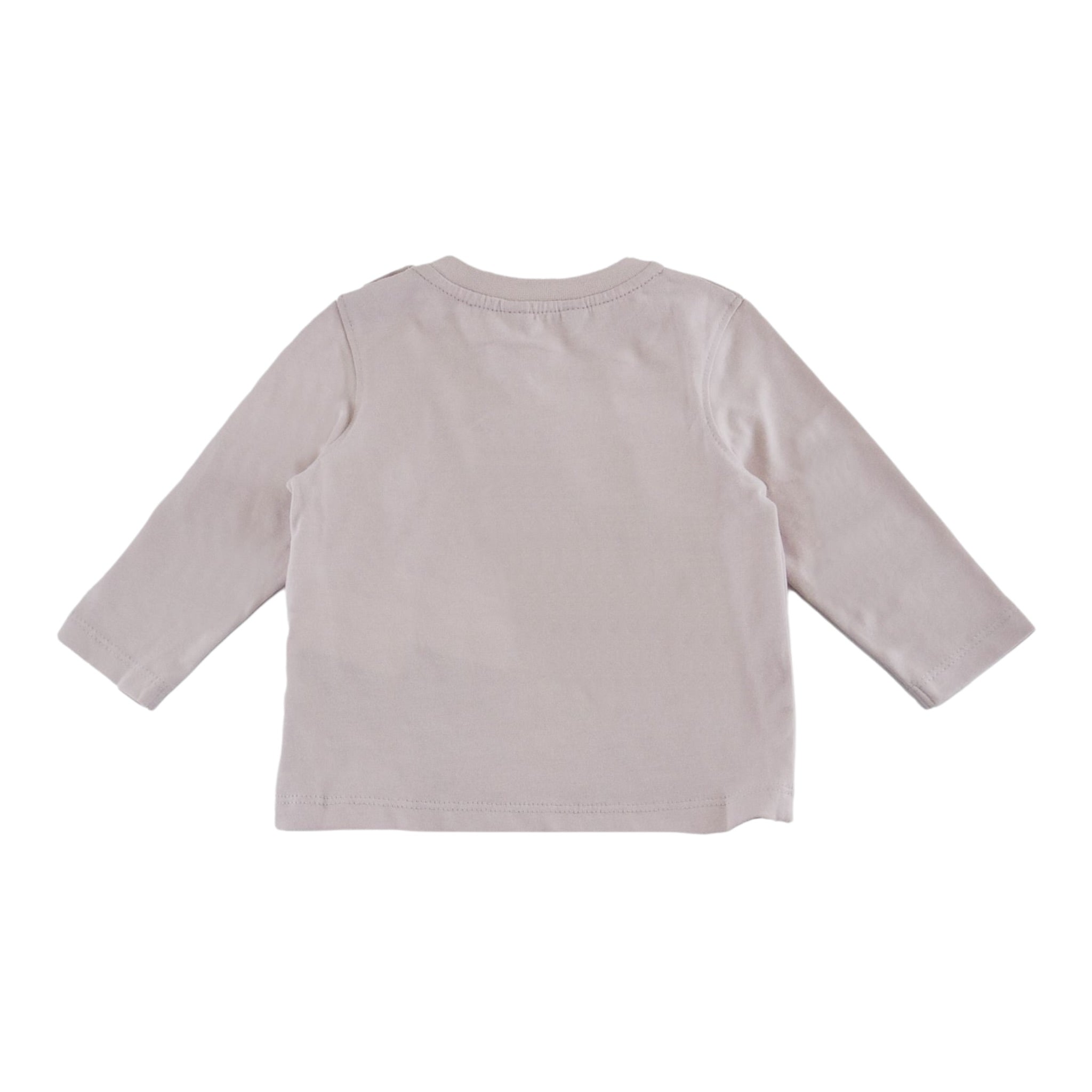 K-Way Shirt Girocollo tinta unita con Stampa Rosa per Neonata K7123WW ROSA K-WAY 