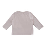 K-Way Shirt Girocollo tinta unita con Stampa Rosa per Neonata K7123WW ROSA K-WAY 