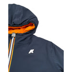 K-Way Giubbino Reversibile Bicolore Arancione/Blu per Bambino K71337W ARANCIONE/BLU K-WAY 