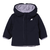 K-Way Giubbino Reversibile Bicolore con Zip E Cappuccio Lilla/Viola per Neonata K71338W LILLA/VIOLA K-WAY 