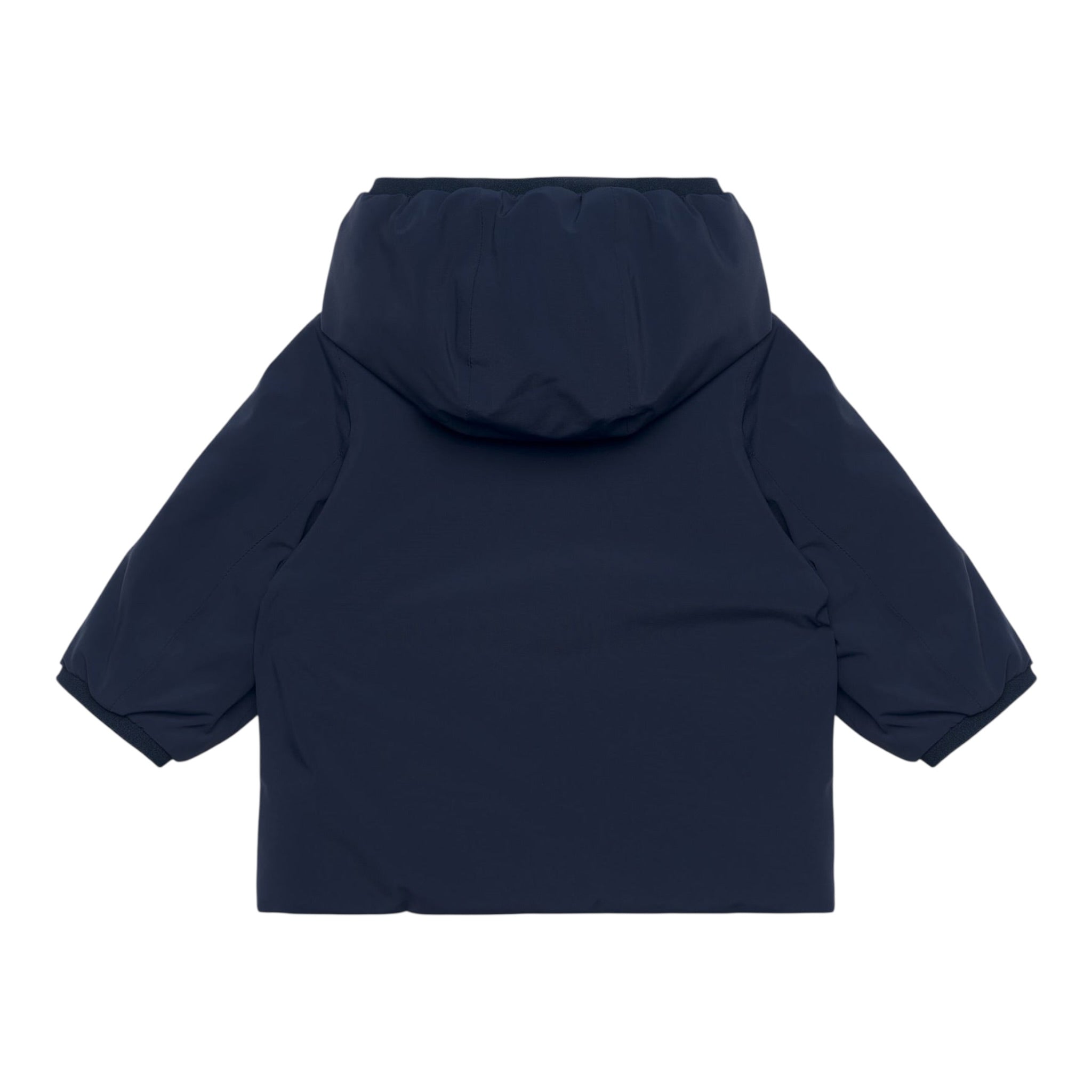 K-Way Giubbino Reversibile Bicolore con Zip E Cappuccio Blu/Verde per Neonato K71338WXXX BLU/VERDE K-WAY 