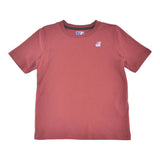 K-Way T-Shirt Girocollo tinta unita con Logo Bordeuax per Bambino K7133YWOXX BORDEAUX K-WAY 