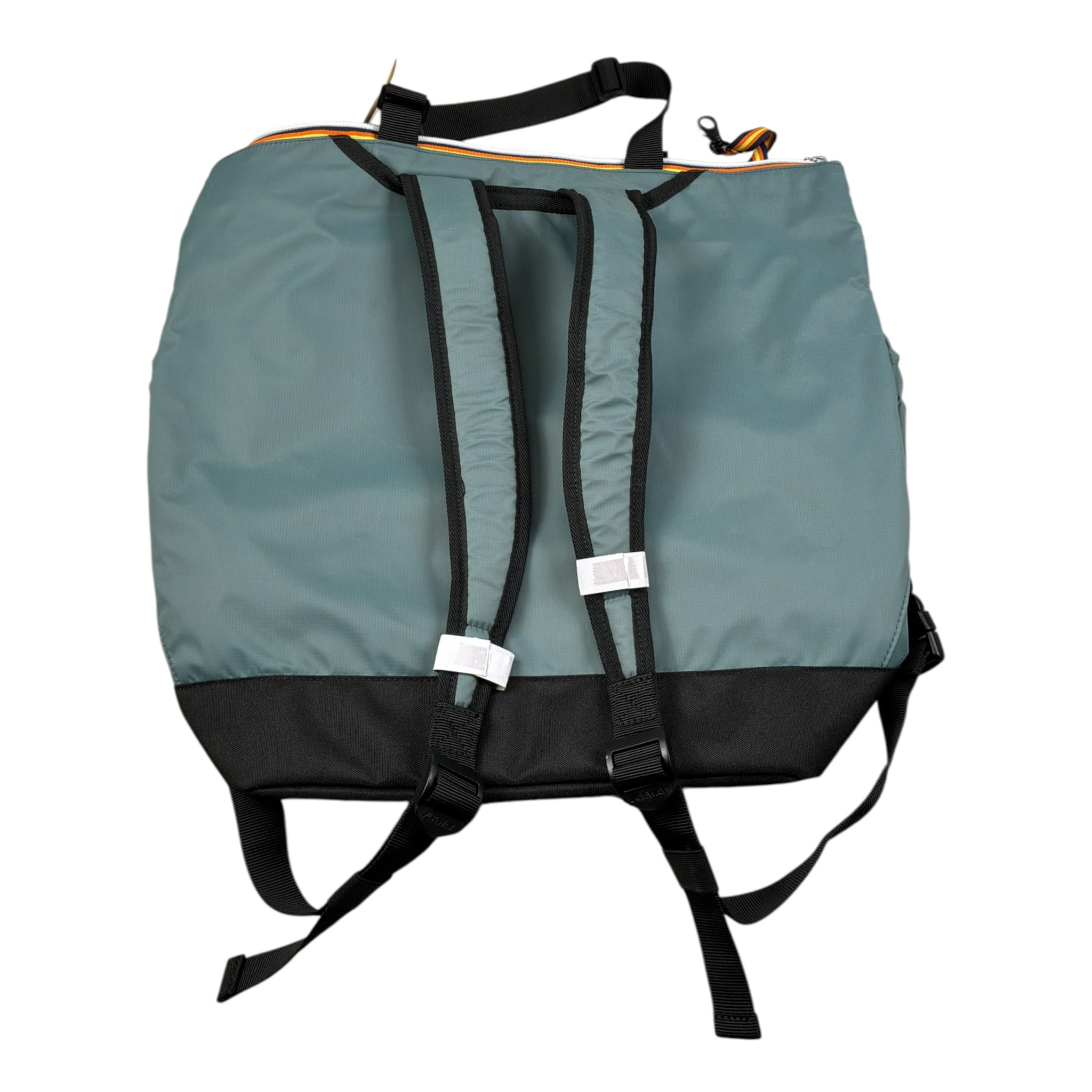 K-Way Borsa Zaino tinta unita con Logo Verde per Bambino K71377W VERDE K-WAY 