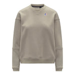 K-Way Felpa tinta unita Girocollo con Logo Verde per Bambina K7141TW VERDE K-WAY 