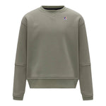 K-Way Felpa tinta unita Girocollo con Logo Beige per Bambino K7141TWXX BEIGE K-WAY 