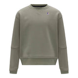 K-Way Felpa tinta unita Girocollo con Logo Beige per Bambino K7141TWXX BEIGE K-WAY 
