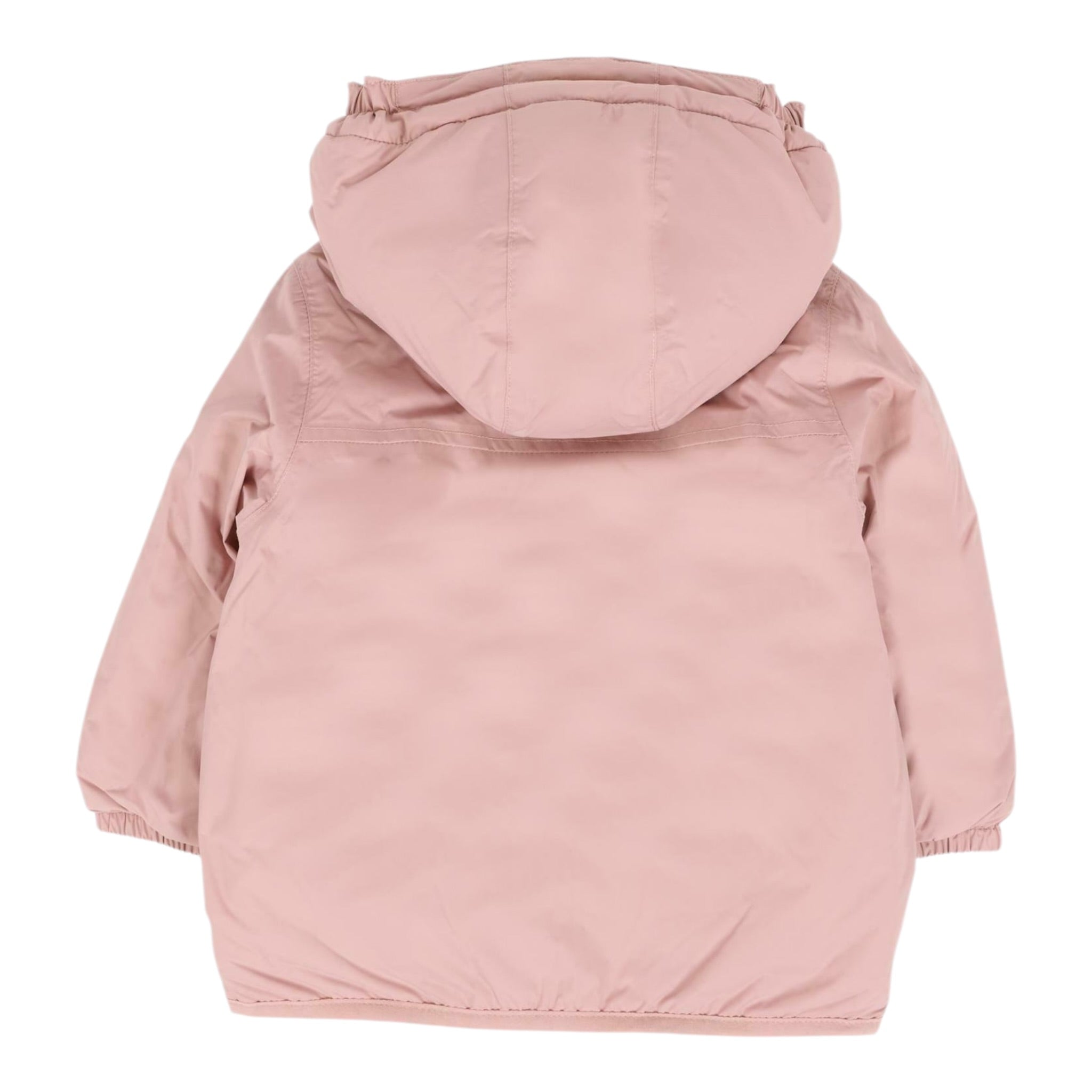 K-Way Giubbino tinta unita con Cappuccio Rosa per Neonata K7142EW ROSA K-WAY 