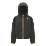 K-Way Giubbino tinta unita con Zip E Cappuccio Verde per Bambino K7142QW VERDE K-WAY 