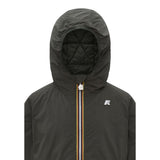 K-Way Giubbino tinta unita con Zip E Cappuccio Verde per Bambino K7142QW VERDE K-WAY 