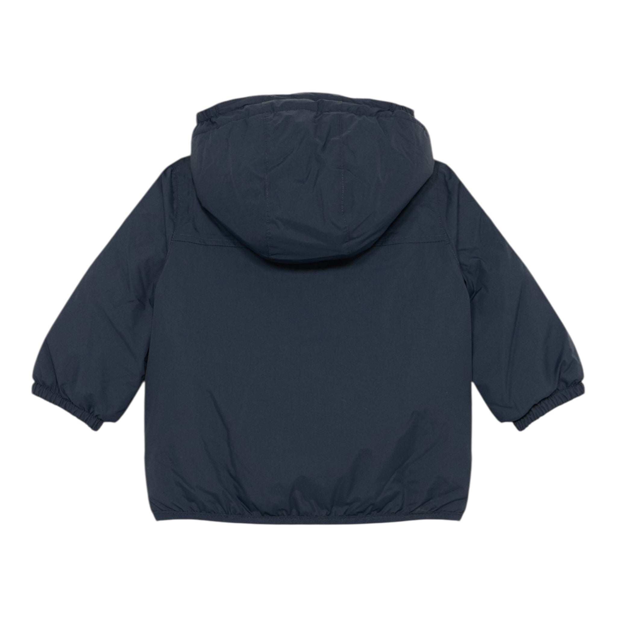 K-Way Giubbino tinta unita con Zip E Cappuccio Blu per Neonato K7142RWXX BLU K-WAY 
