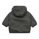 K-Way Giubbino tinta unita con Zip E Cappuccio Verde per Neonato K7142RWXXX VERDE K-WAY 