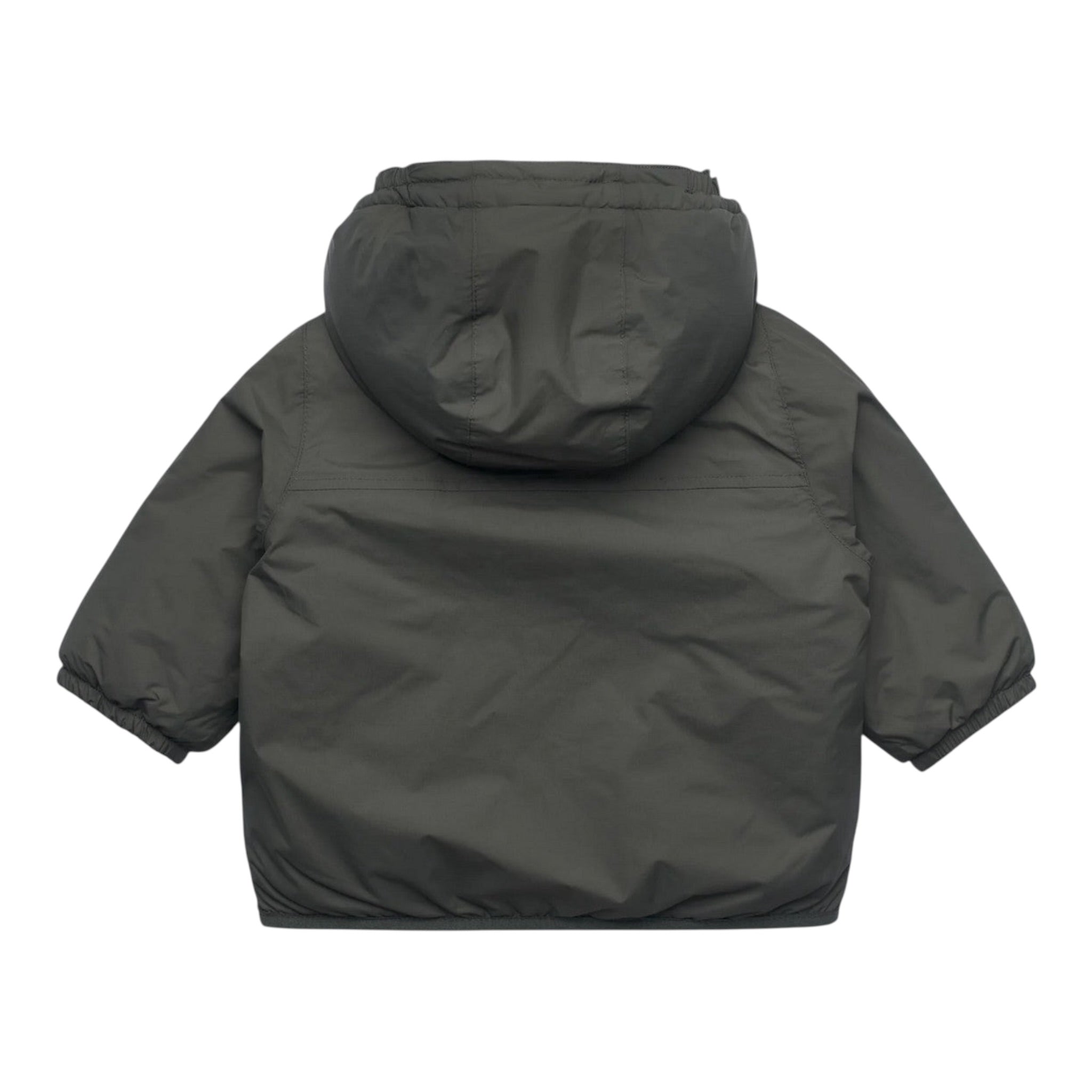 K-Way Giubbino tinta unita con Zip E Cappuccio Verde per Neonato K7142RWXXX VERDE K-WAY 