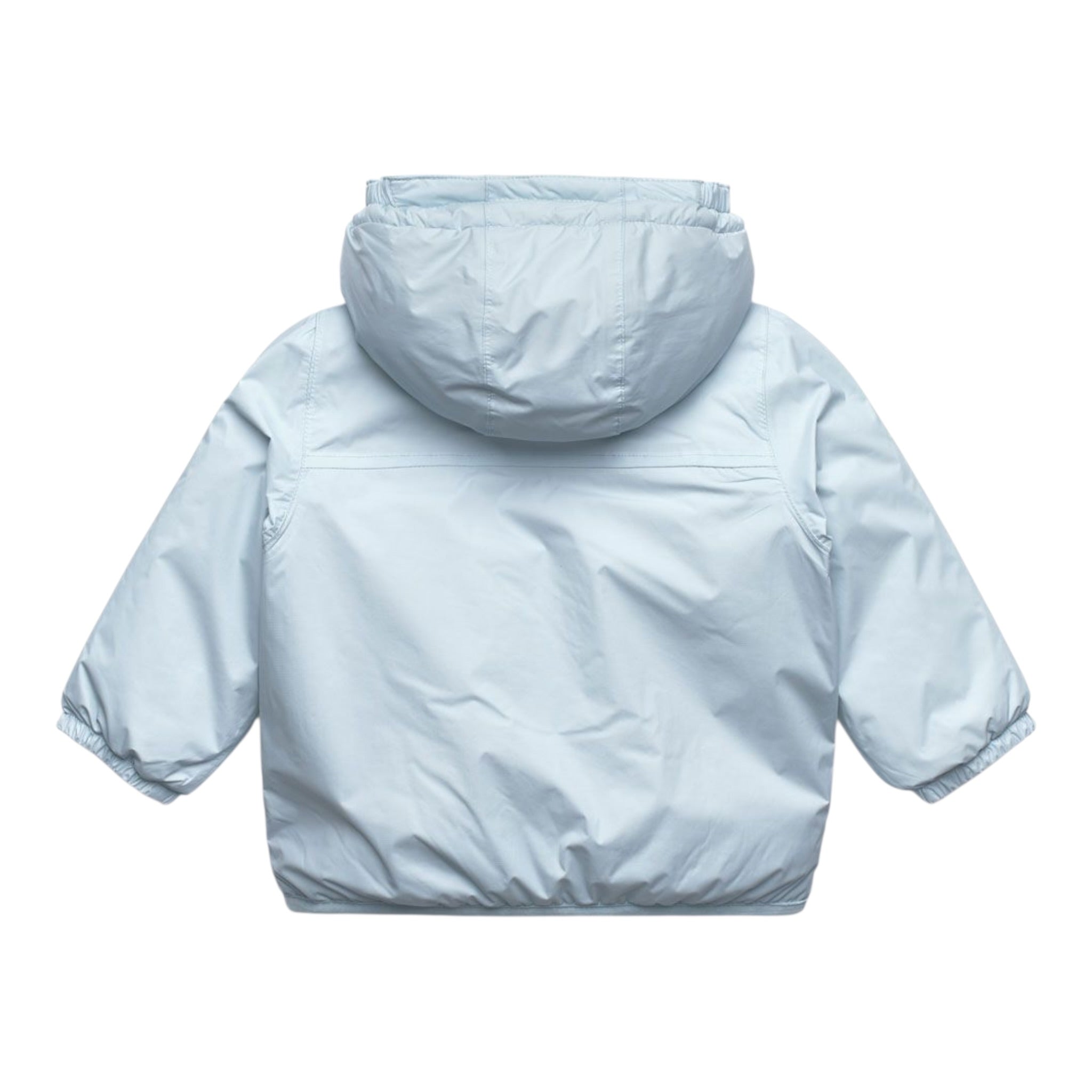 K-Way Giubbino tinta unita con Zip E Cappuccio Azzurro per Neonato K7142RWXXXXX AZZURRO K-WAY 