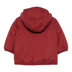 K-Way Giubbino tinta unita con Zip E Cappuccio Bordeaux per Neonato K7142RWXXXXX BORDEUAX K-WAY 