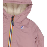 K-Way Giubbino tinta unita con Zip E Cappuccio Rosa per Neonata K7142RWXXXXXF ROSA K-WAY 