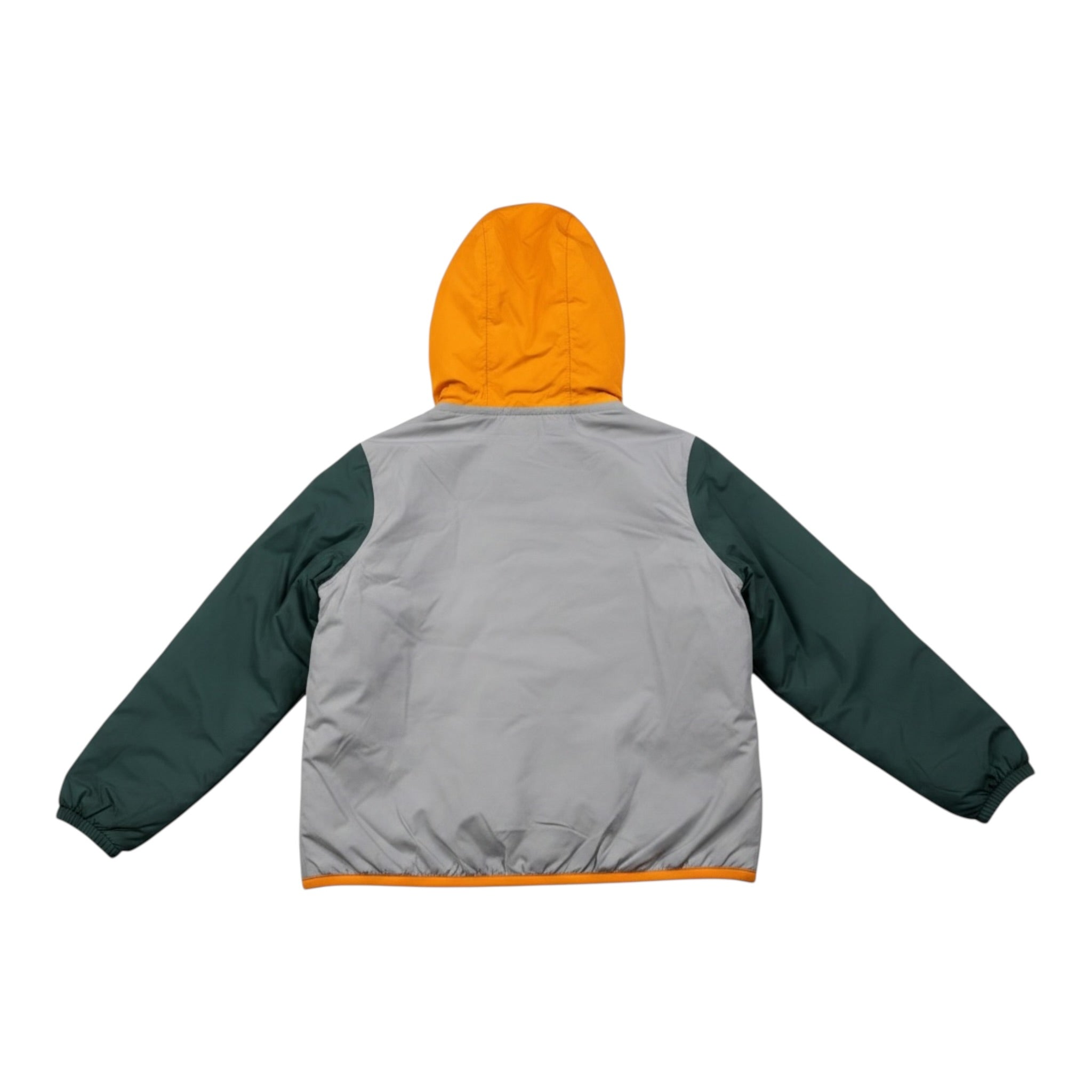 K-Way Giubbino Tricolore con Cappuccio Multicolor per Bambino K7142TWO MULTICOLOR K-WAY 