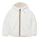 K-Way Giubbino tinta unita con Cappuccio Panna per Bambina K7142TWX PANNA K-WAY 