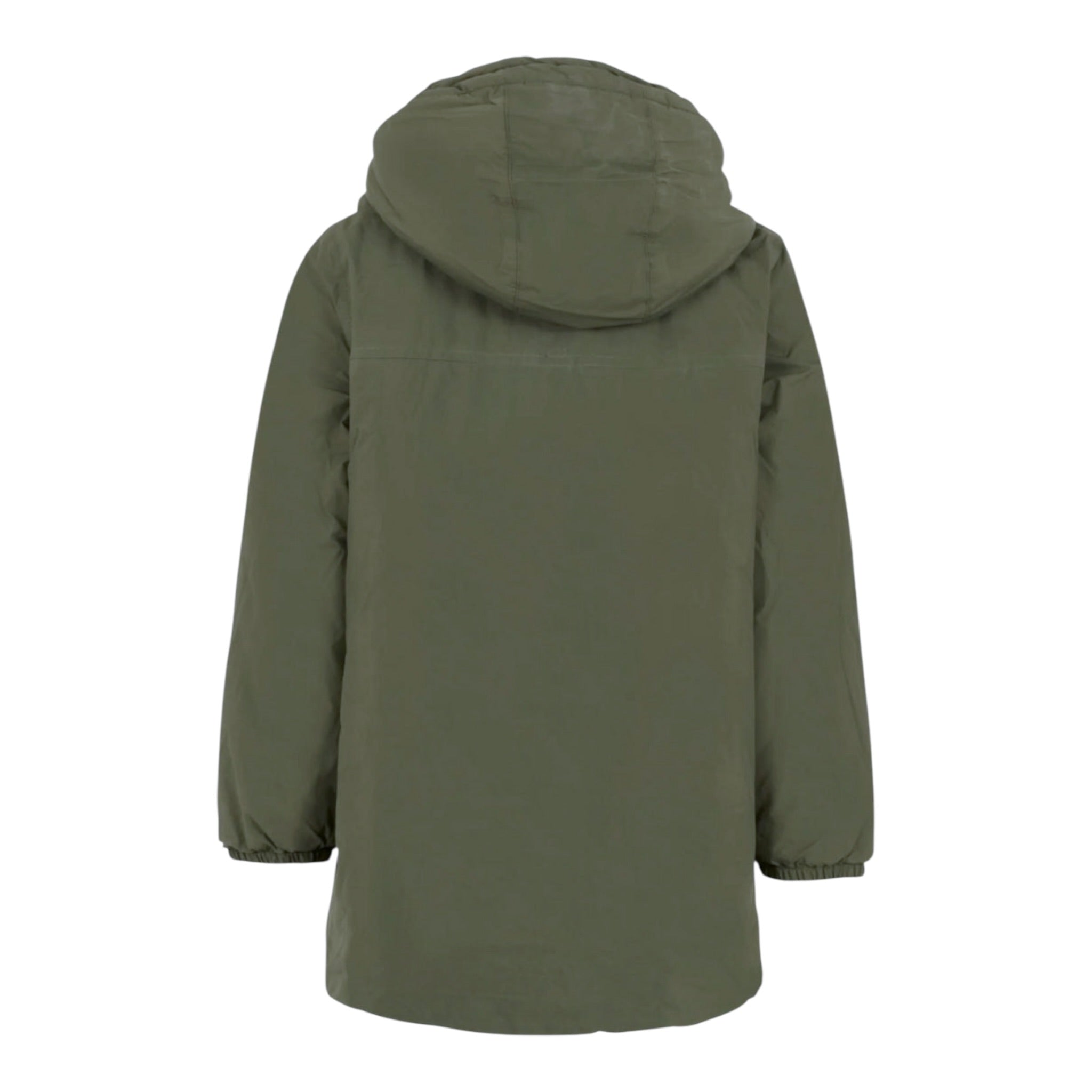 K-Way Giubbino tinta unita con Cappuccio Verde per Bambino K7142UWX VERDE K-WAY 