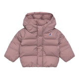 K-Way Giubbino tinta unita con Cappuccio Rosa per Neonata K7142VWXXX ROSA K-WAY 