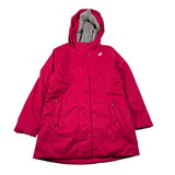 K-Way Giubbino tinta unita con Cappuccio Fuxia per Bambina K7151SW FUXIA K-WAY 