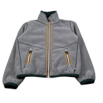 K-Way Giubbino Reversibile Bicolore Grigio/Verde per Bambino K8136XW GRIGIO/VERDE K-WAY 