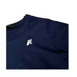 K-Way Shirt Girocollo tinta unita con Logo Blu per Bambino K8138CW BLU K-WAY 
